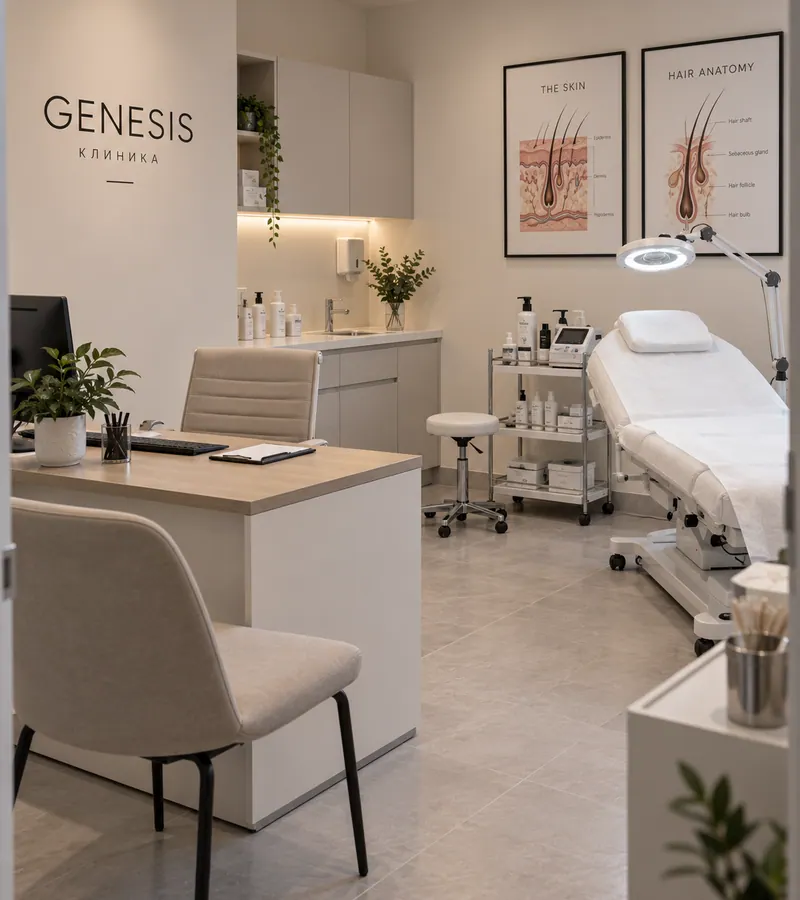 Кабинет врача в клинике GENESIS